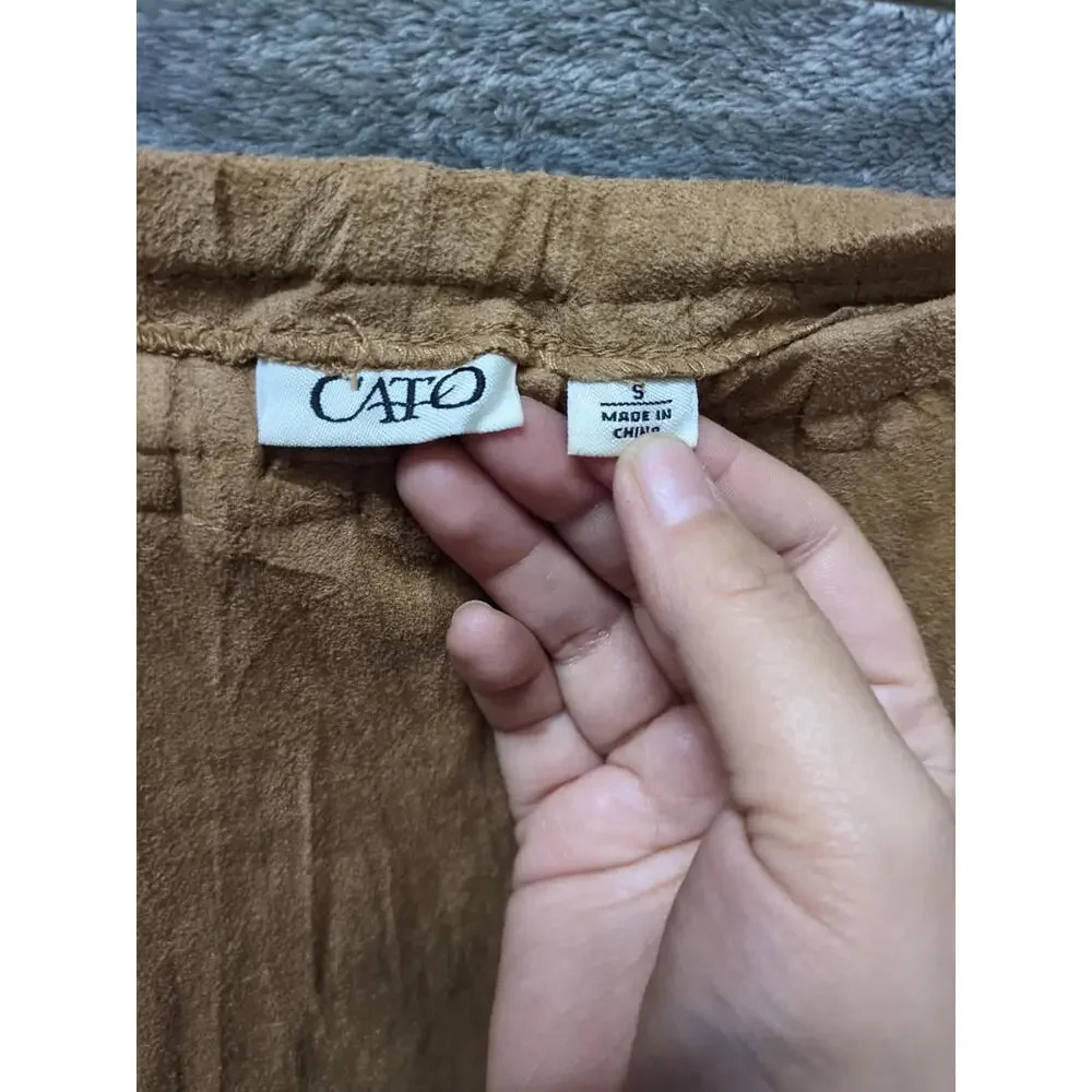 Cato‎ Skirt Womens Small Faux Suede